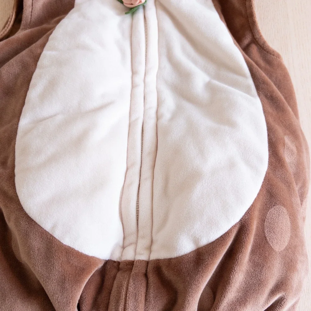 Going Wild Deer Costume Vest Brown Floral Antler Halloween Toddler 24 Months